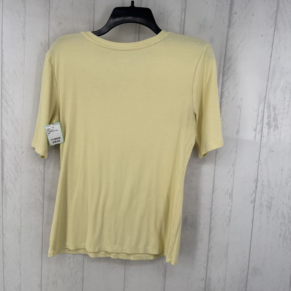 L ribbed s/s tee