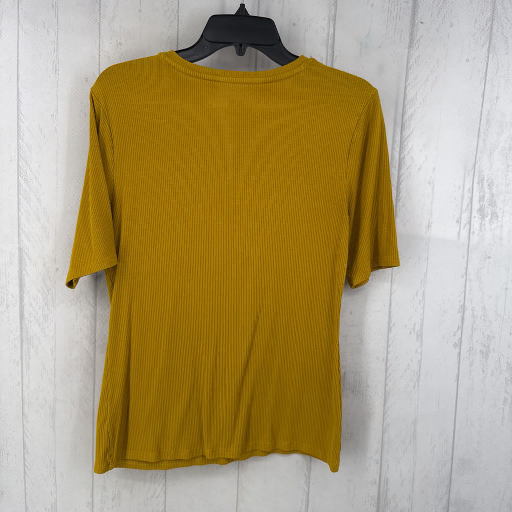 L ribbed s/s tee