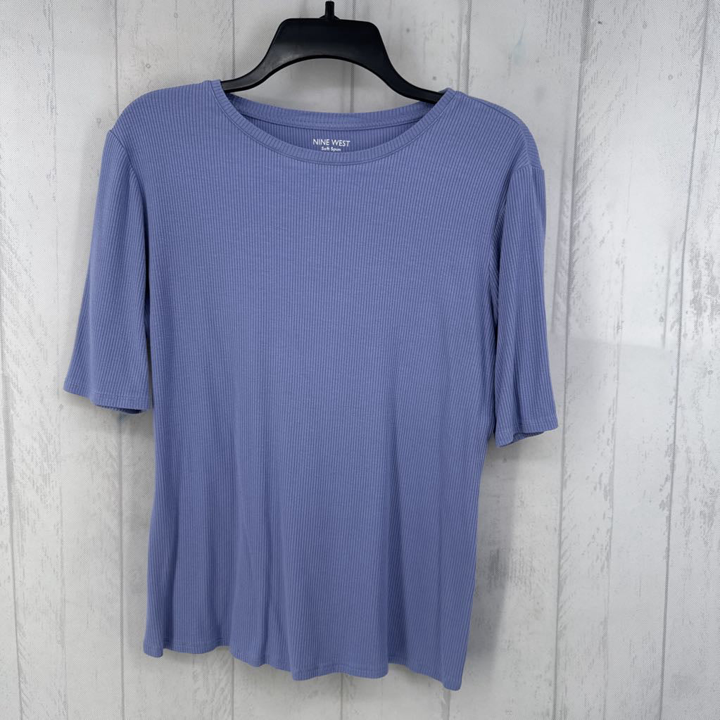 L ribbed s/s tee