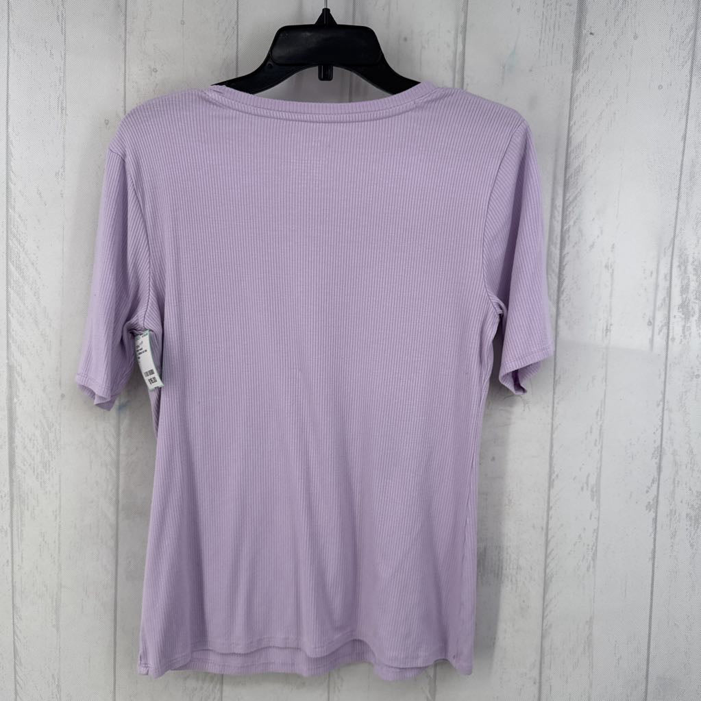 L ribbed s/s tee