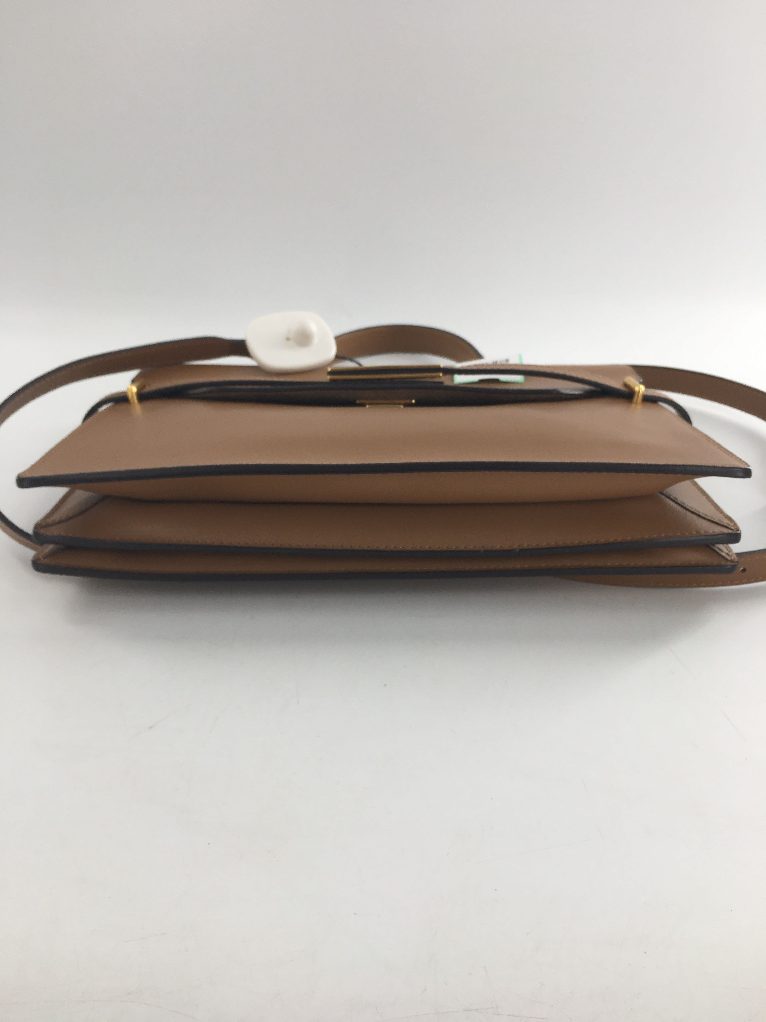 R798 flap magnetic id brass lock satchel