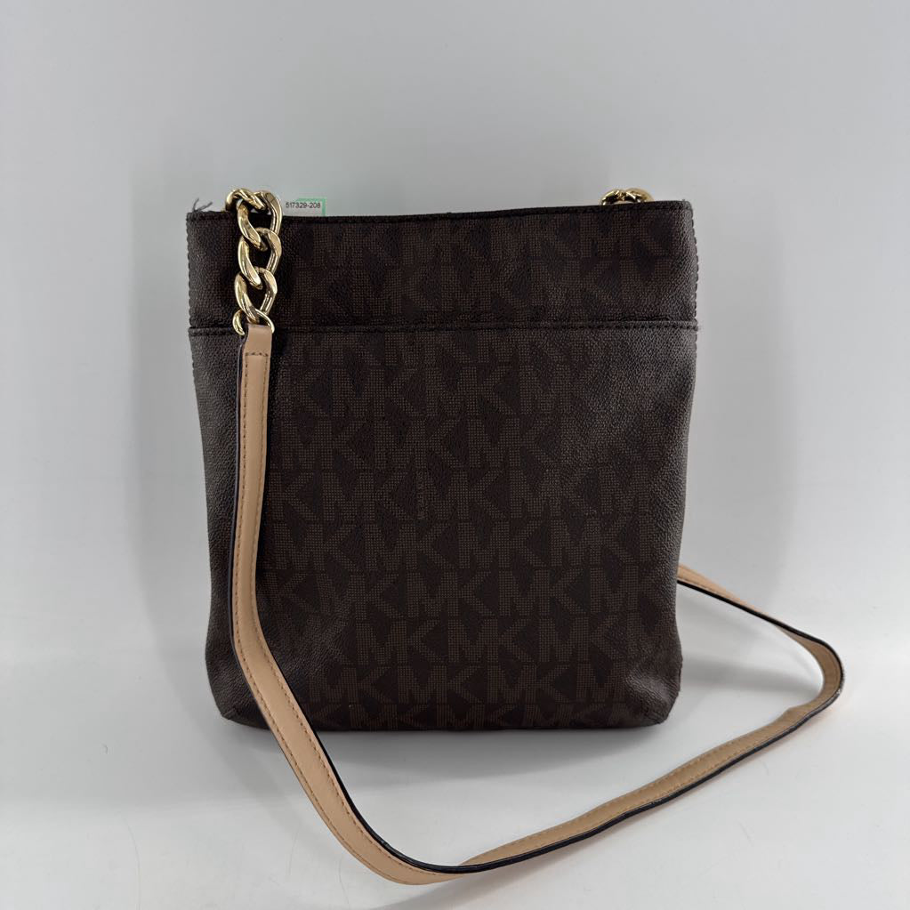monogram chain strap crossbody
