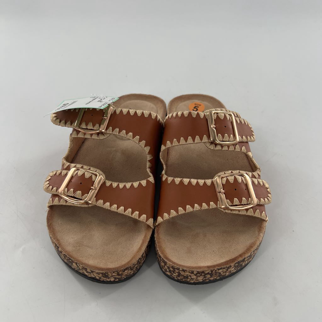 5 double buckle slides