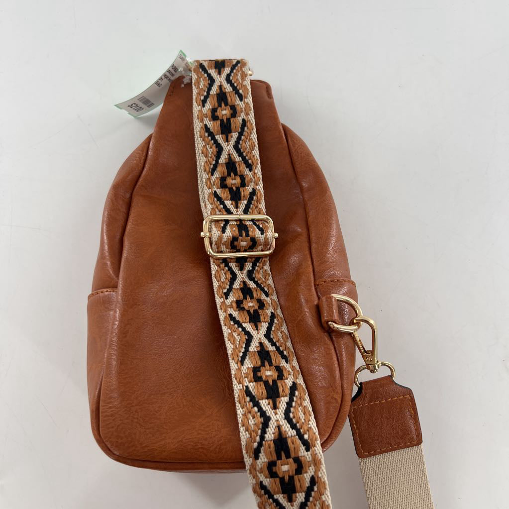 vegan leather slingbag
