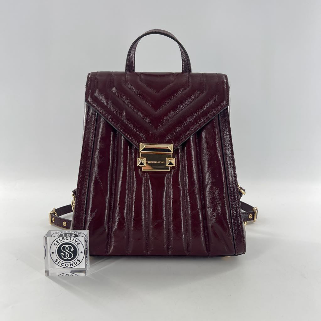 patent leather mini backpack purse