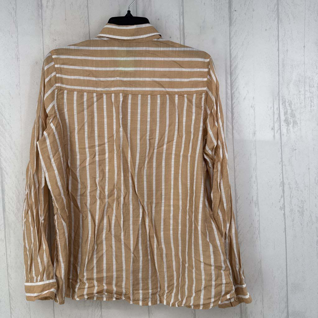 M stripe l/s button down shirt
