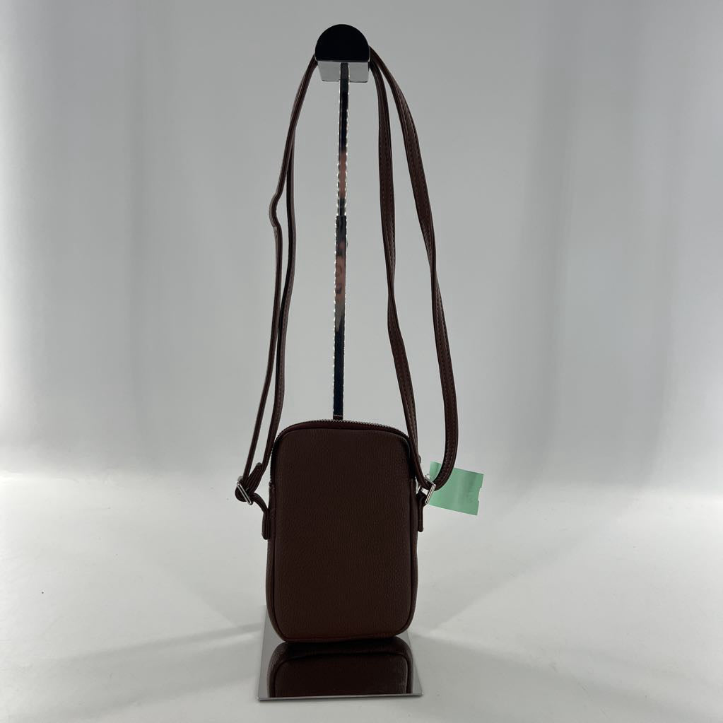 vegan leather slim crossbody