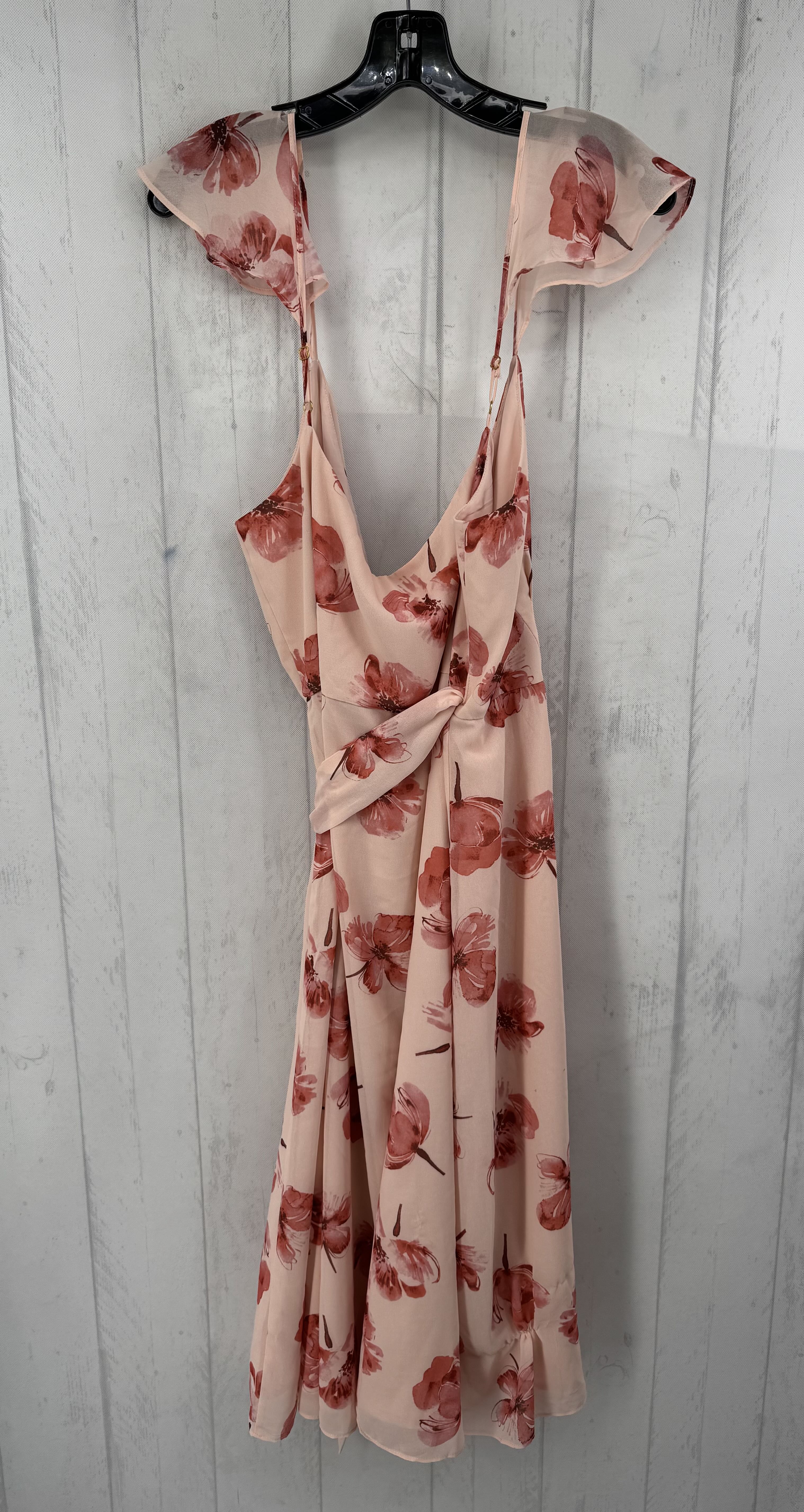 XL flo print crossover sundress
