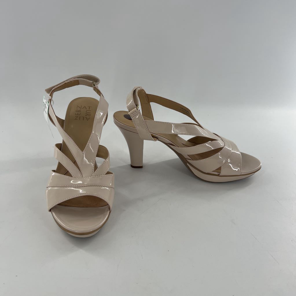 10 patent leather open toe heels
