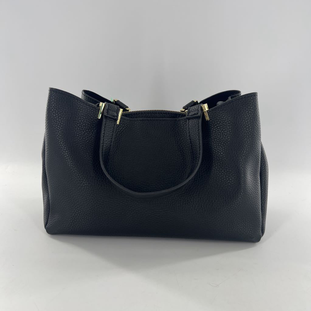 pebbled dual handle satchel