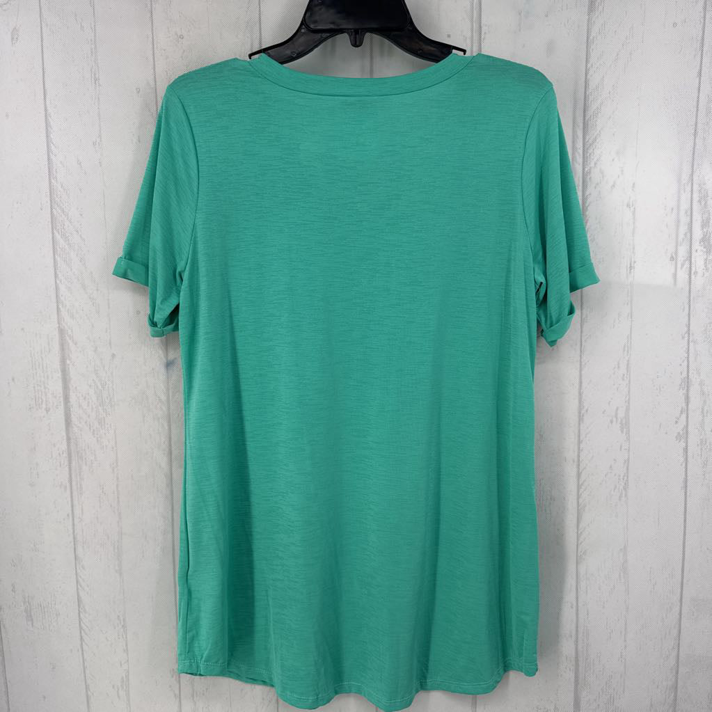 S v-neck s/s pocket tee