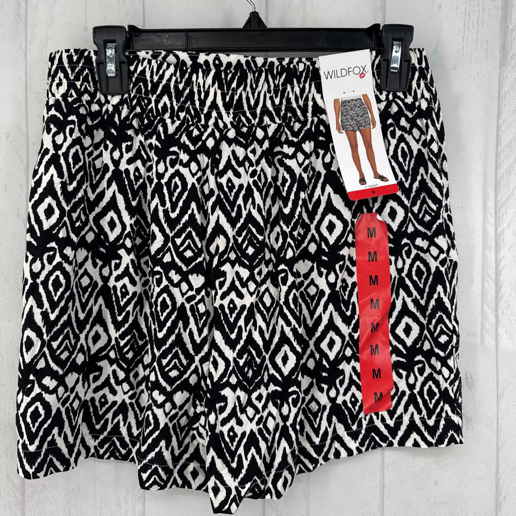 M printed shorts
