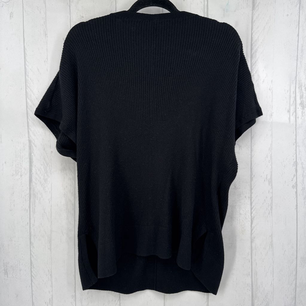 14/16 ribbed drop shoulder s/s sweater