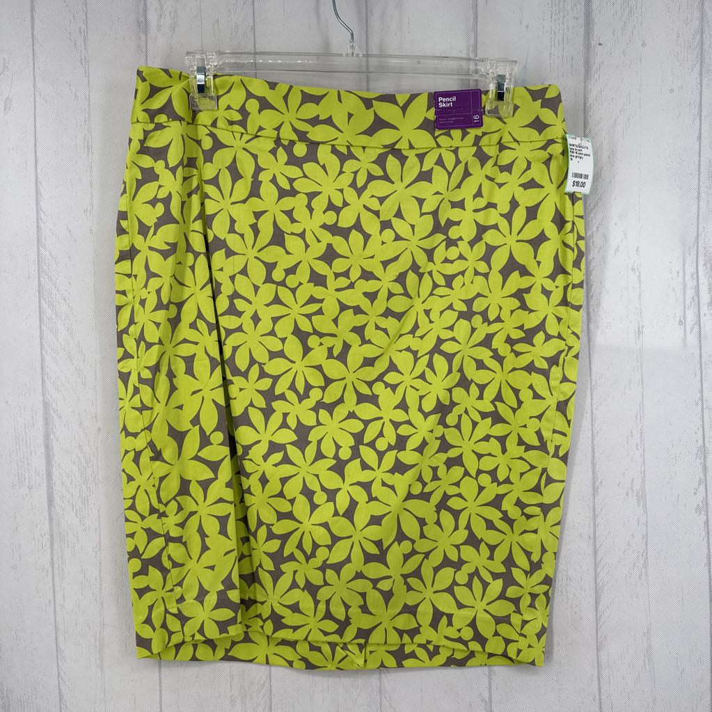 R50 16 print pencil skirt