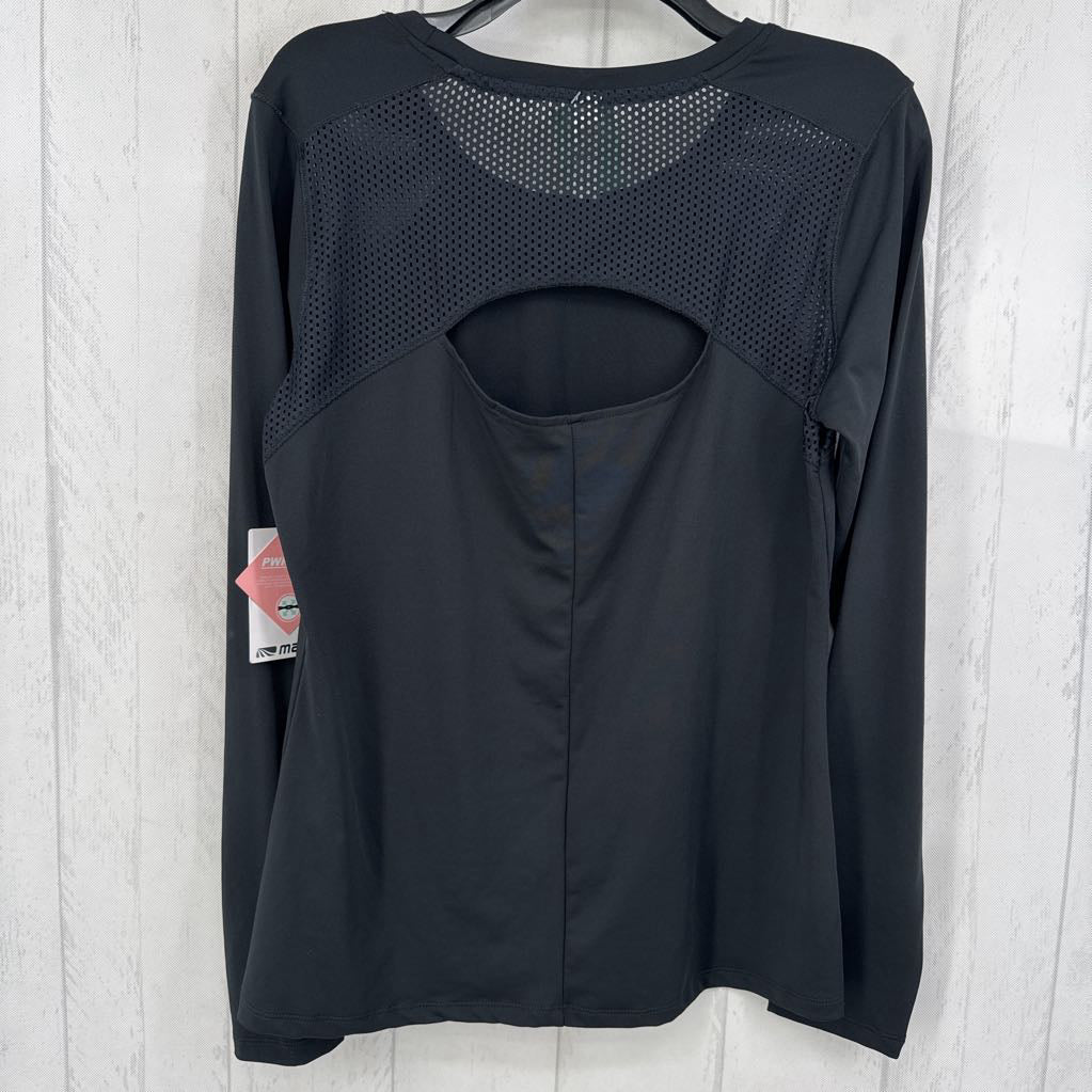 L mesh inset l/s tee