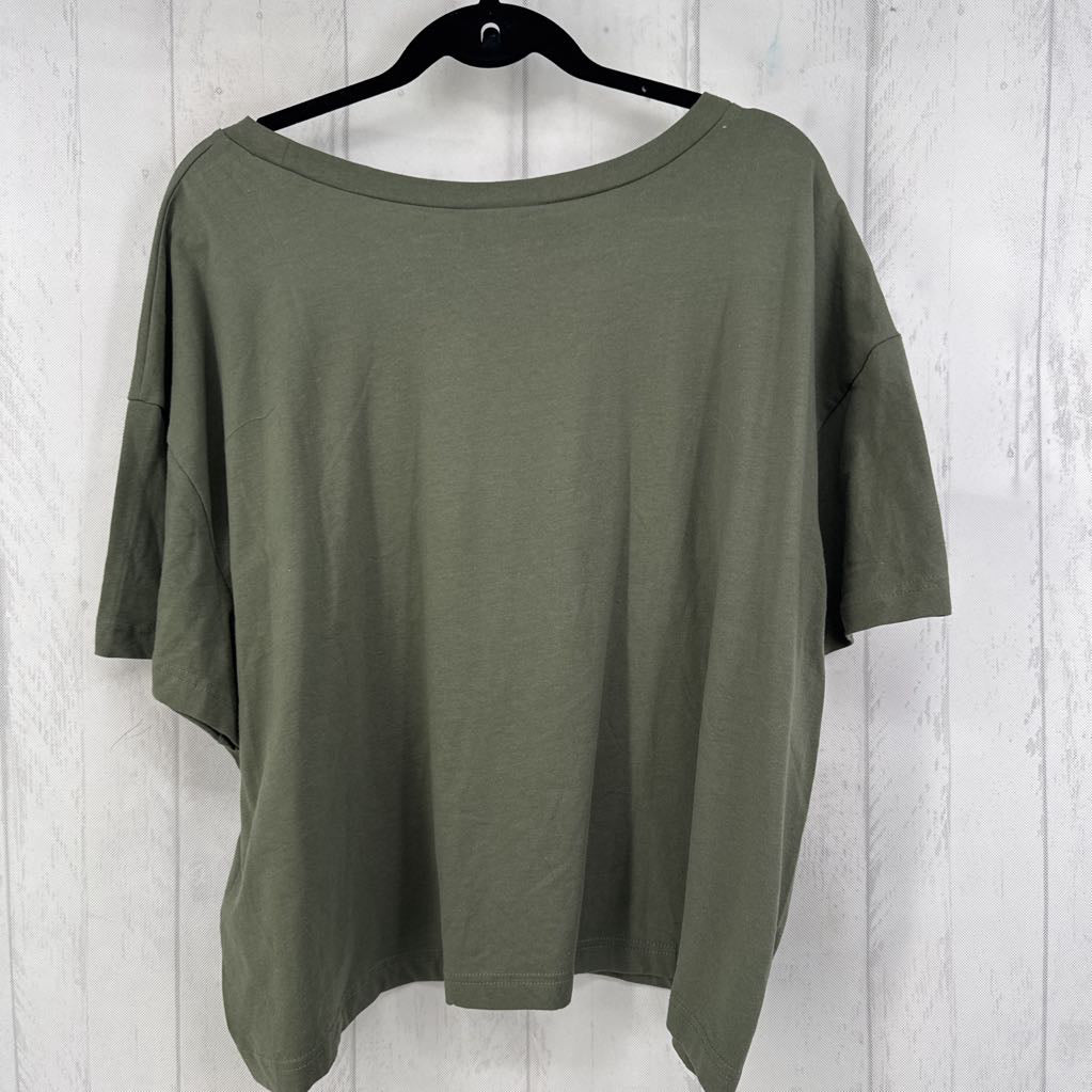 3xl s/s crop boxy top