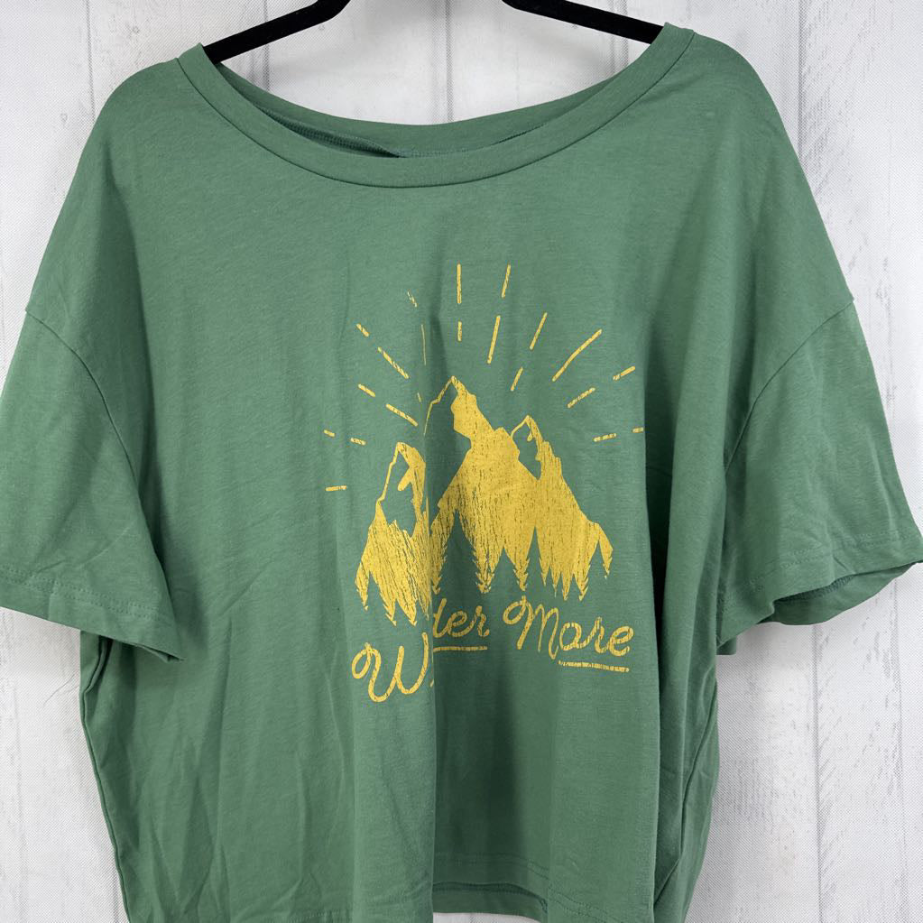 3xl s/s wander more crop top