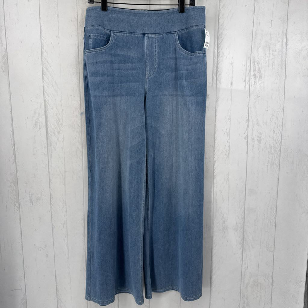 L pull-on wide leg jean