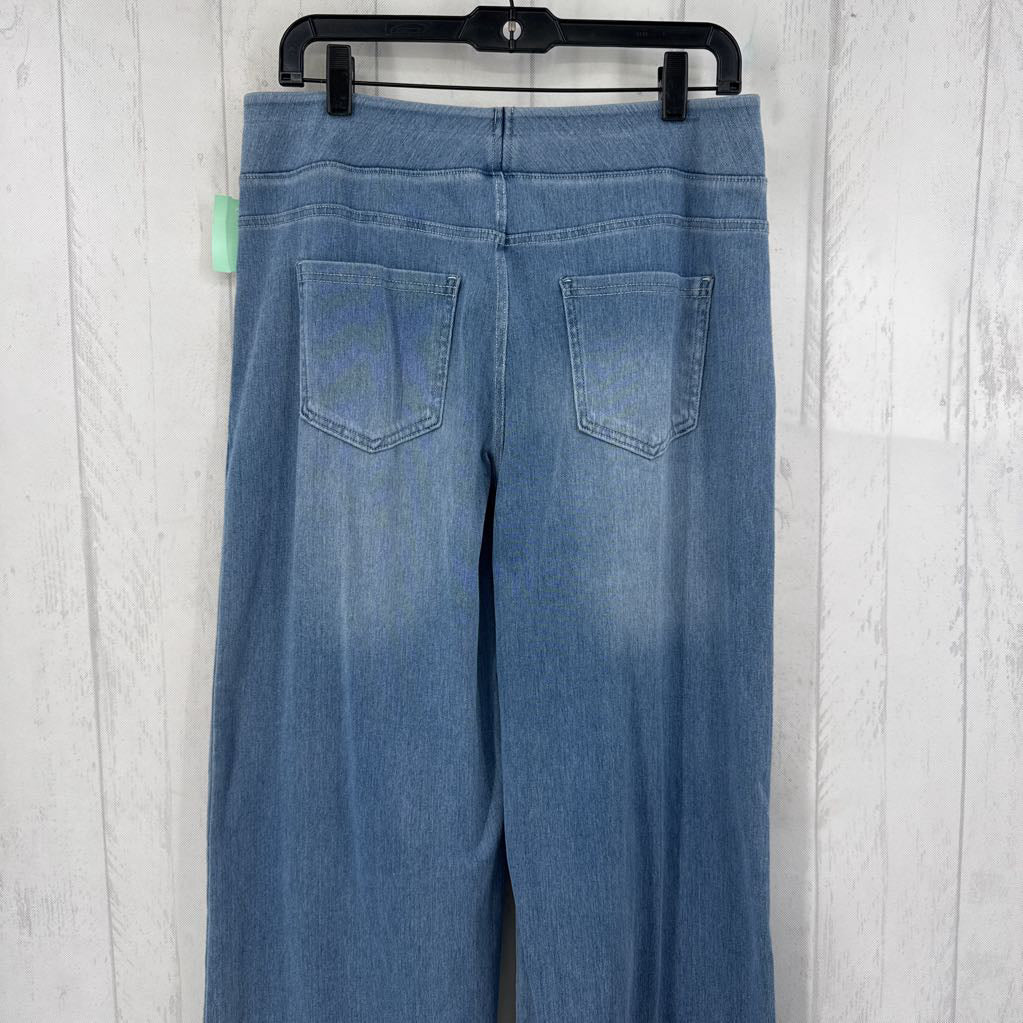 L pull-on wide leg jean