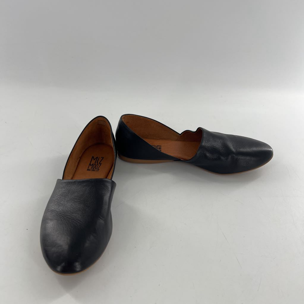 8.5 leather slip-on flats