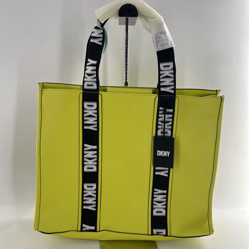 R198 stripe magnetic closure tote