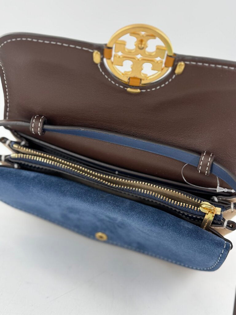R328 color block wallet crossbody