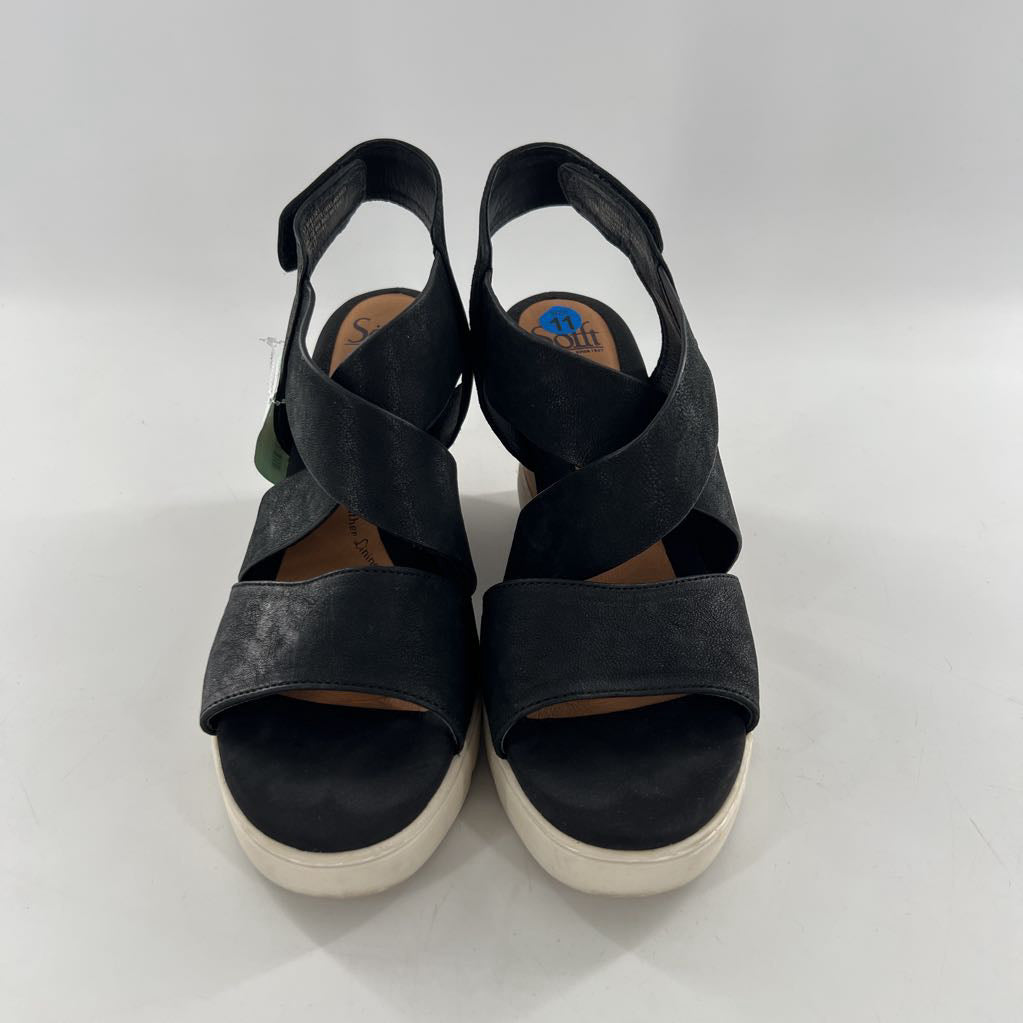 11 open toe ankle velcro strap wedge sandals