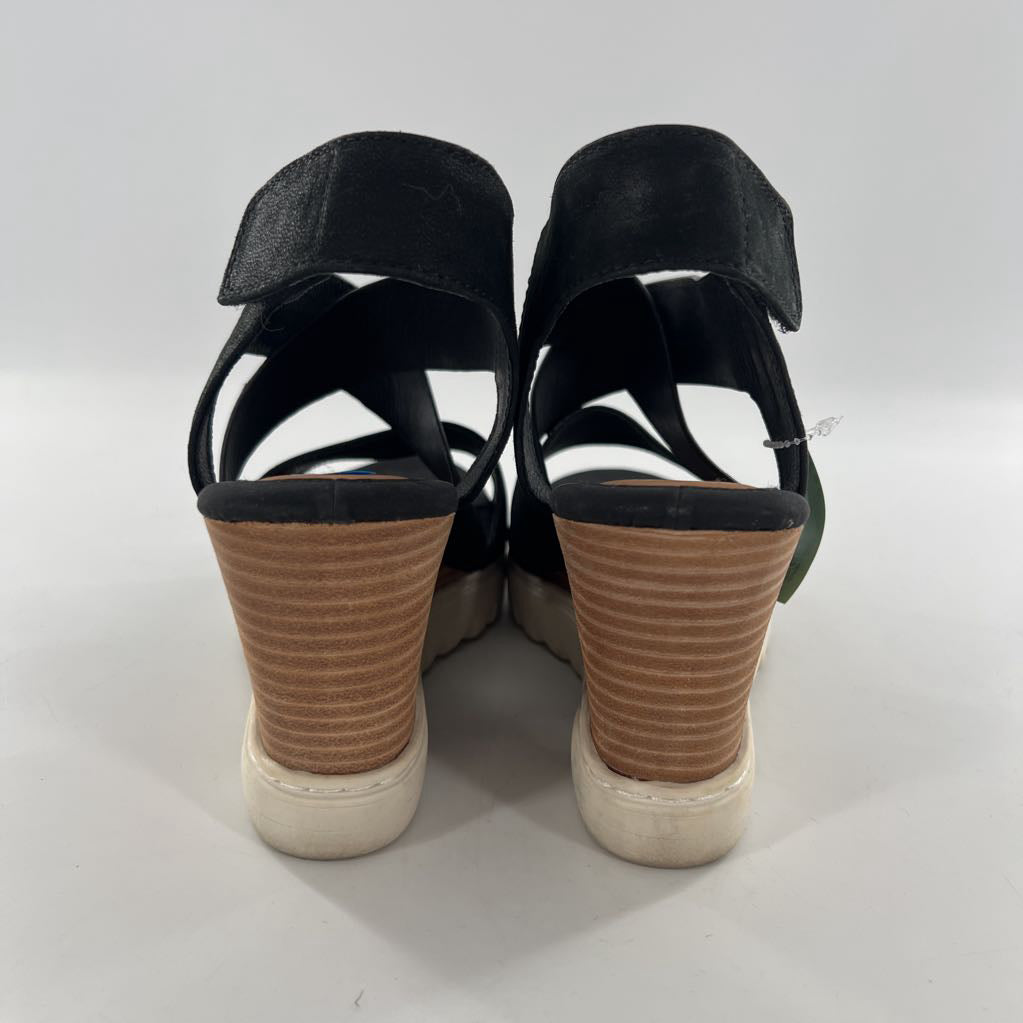 11 open toe ankle velcro strap wedge sandals