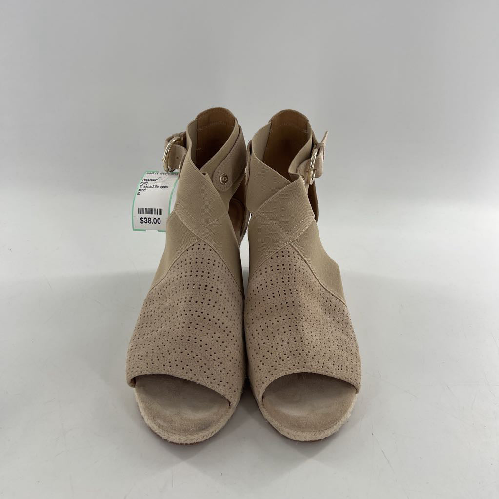 10 espadrille open toe ankle strap wedges