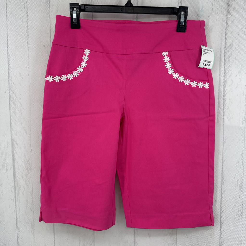 10 daisy trim bermuda shorts