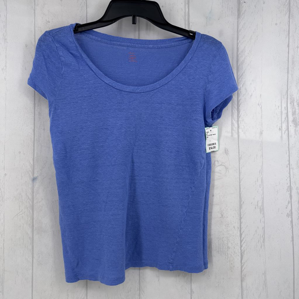 S s/s scoop neck top