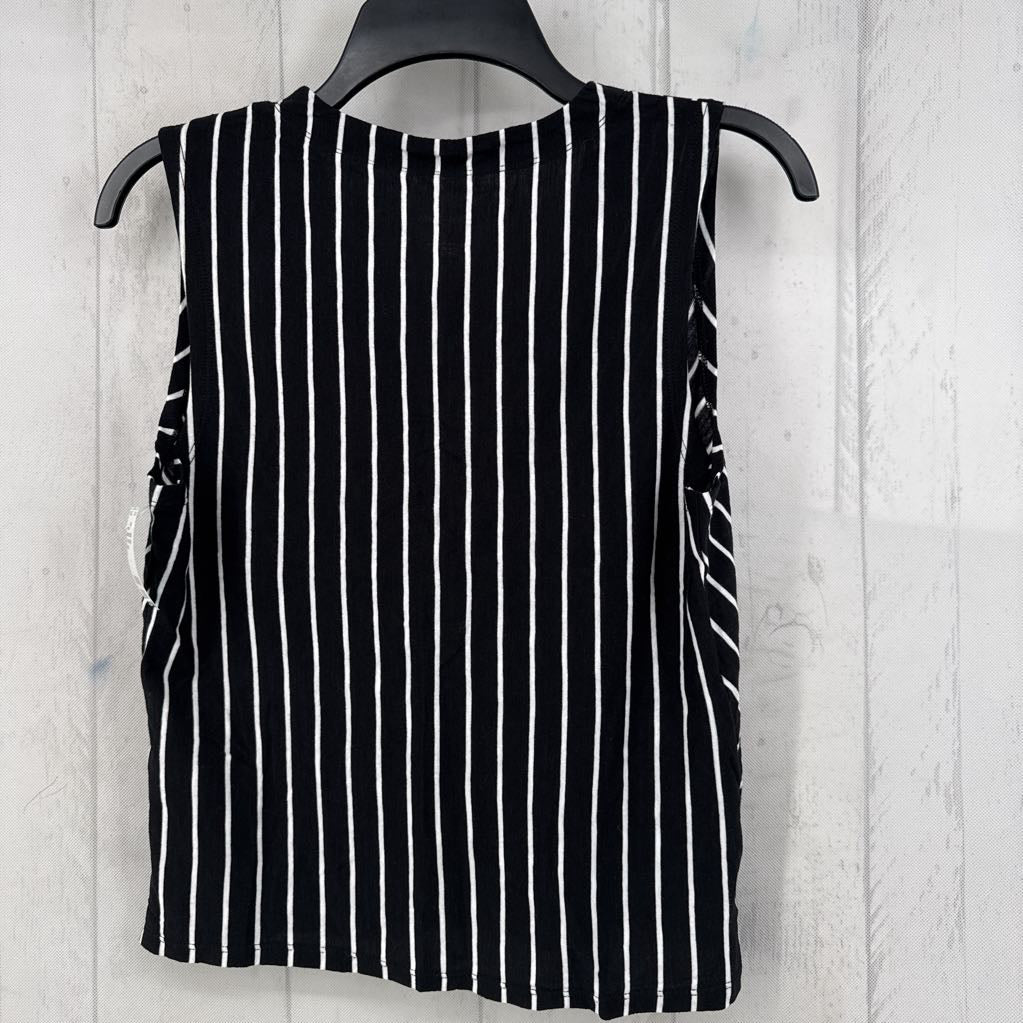 S v-neck stripe tank