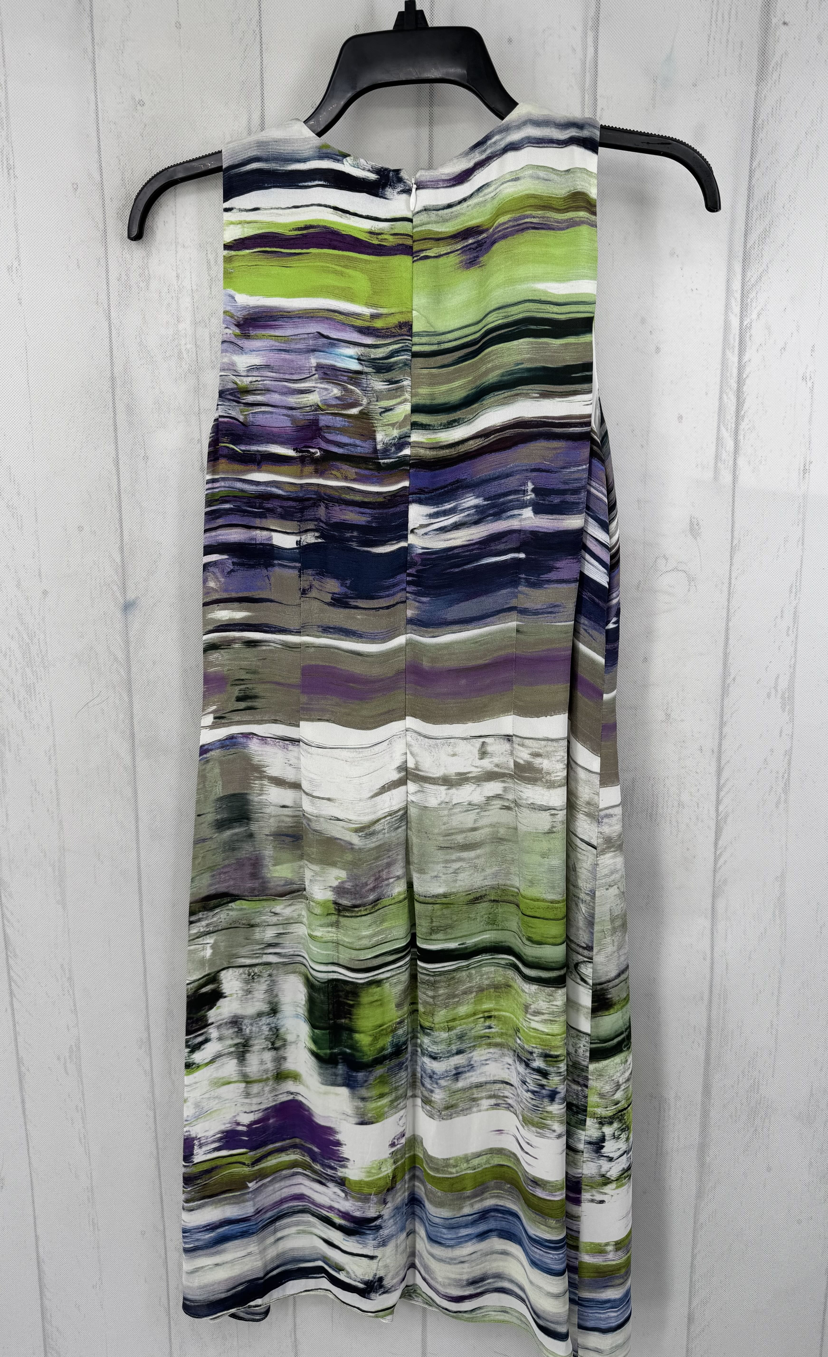 4 printed pleated slvls dress
