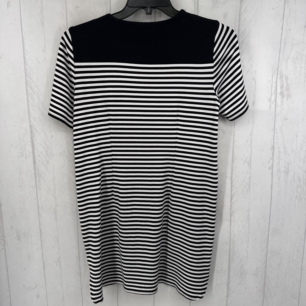 S striped s/s shiftdress