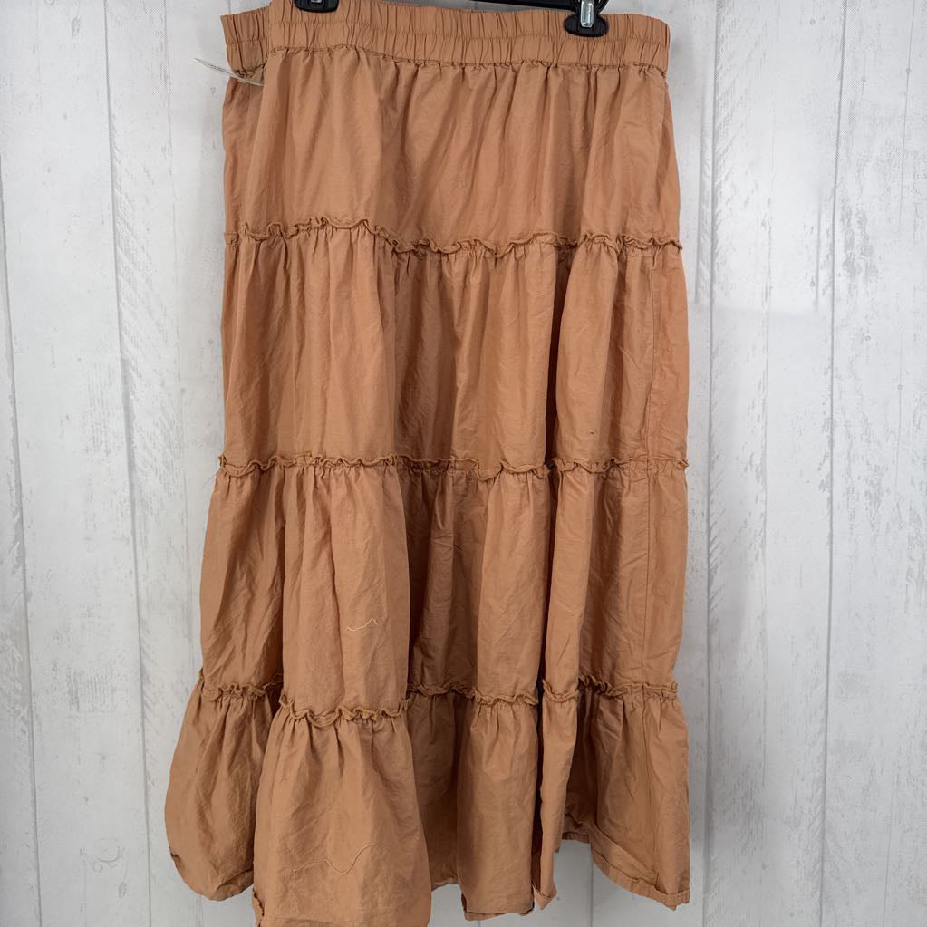 1x triered ruffle maxi skirt