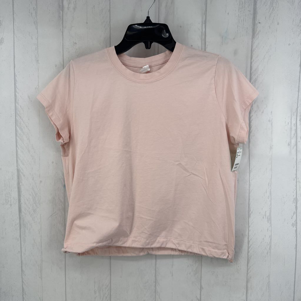 S elastic waist crewneck s/s tee