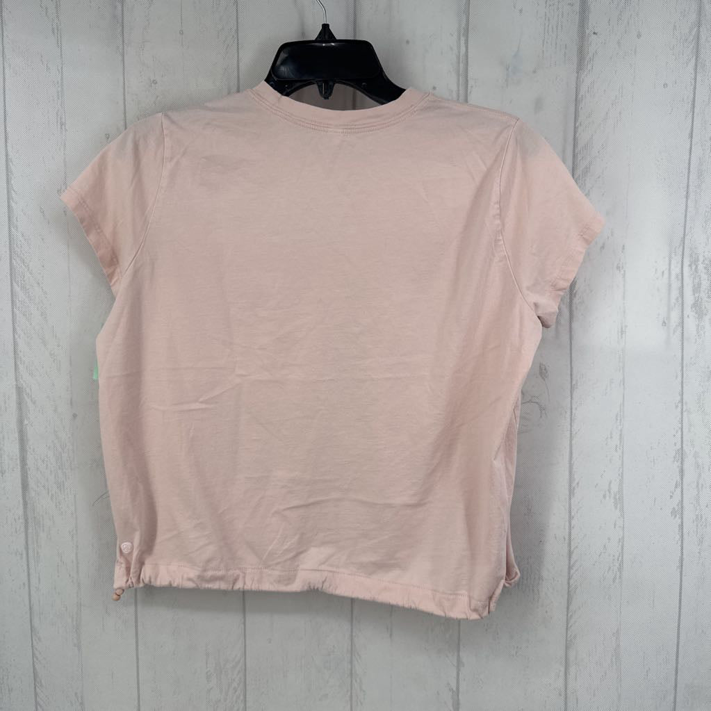 S elastic waist crewneck s/s tee