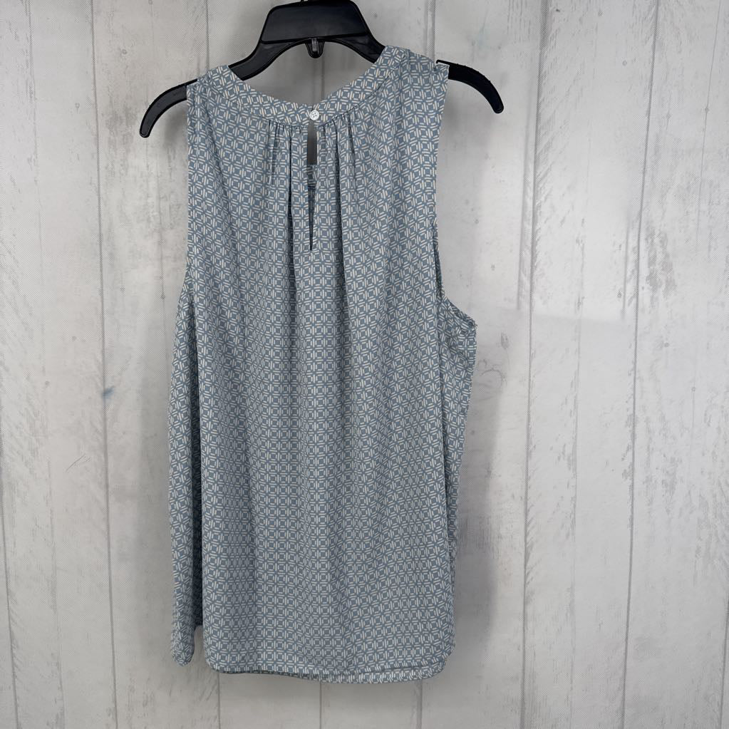 XL printed round neck tank