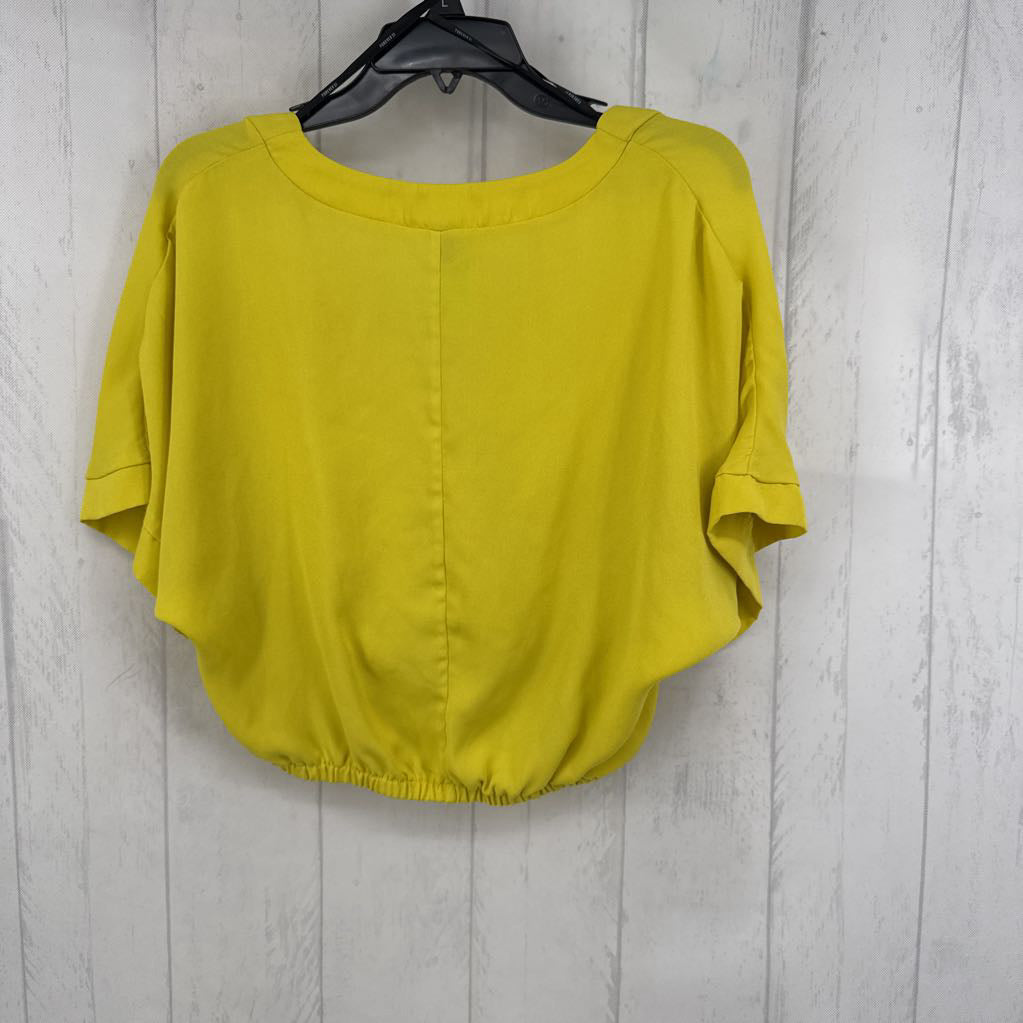 M v-neck crop s/s top