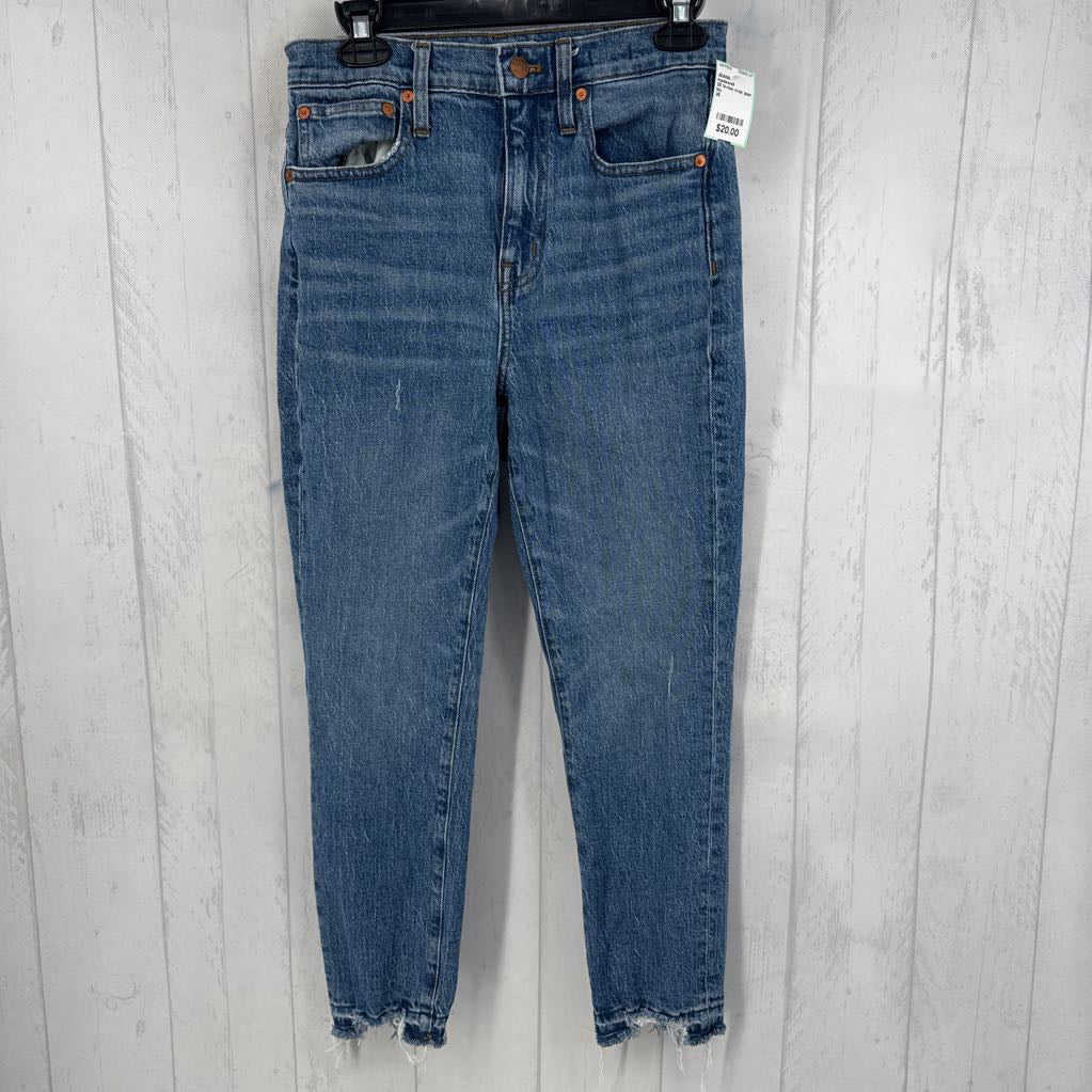 25 hi-rise crop jean