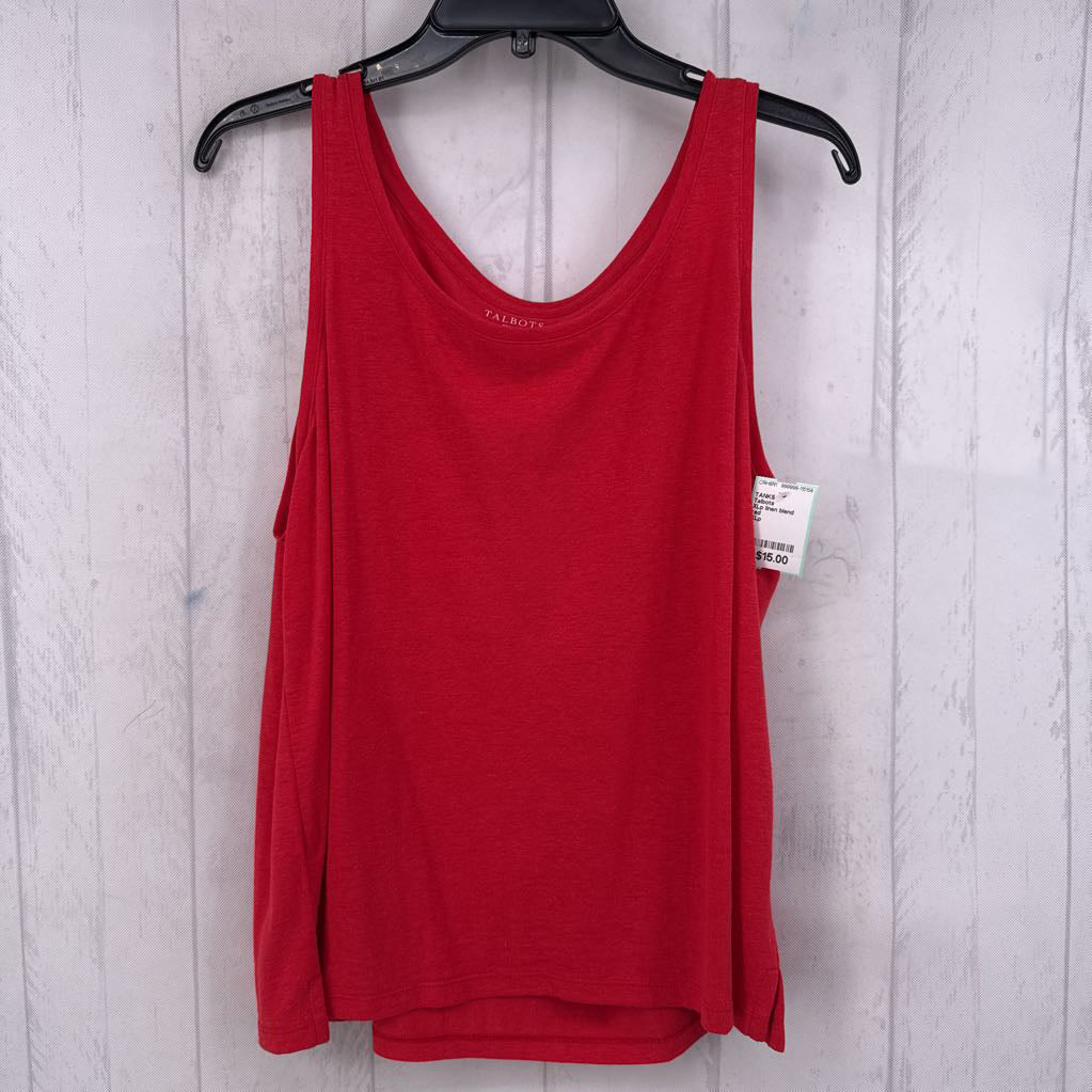 XLp linen blend tank