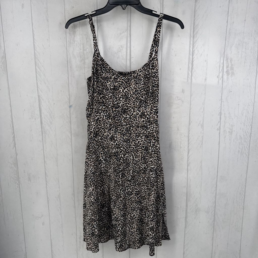 L animal print sundress