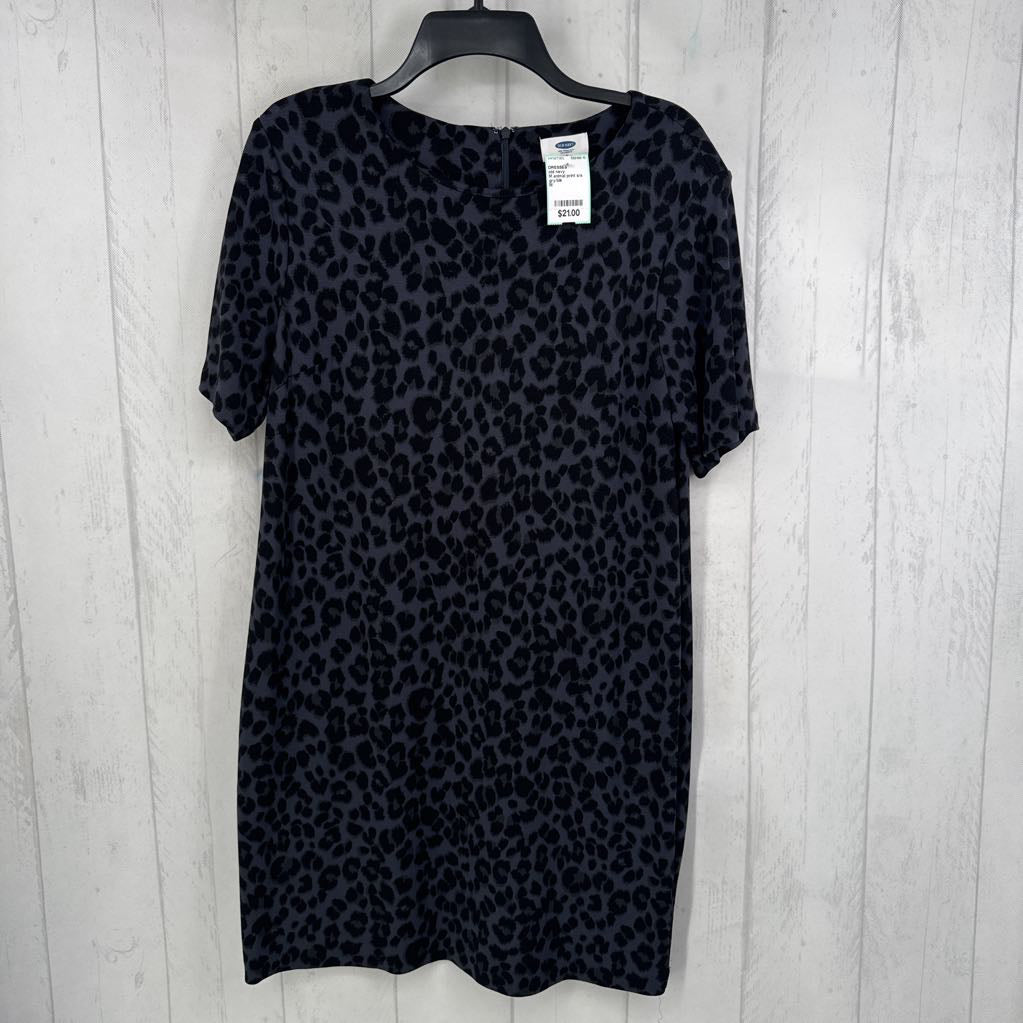 M animal print s/s dress