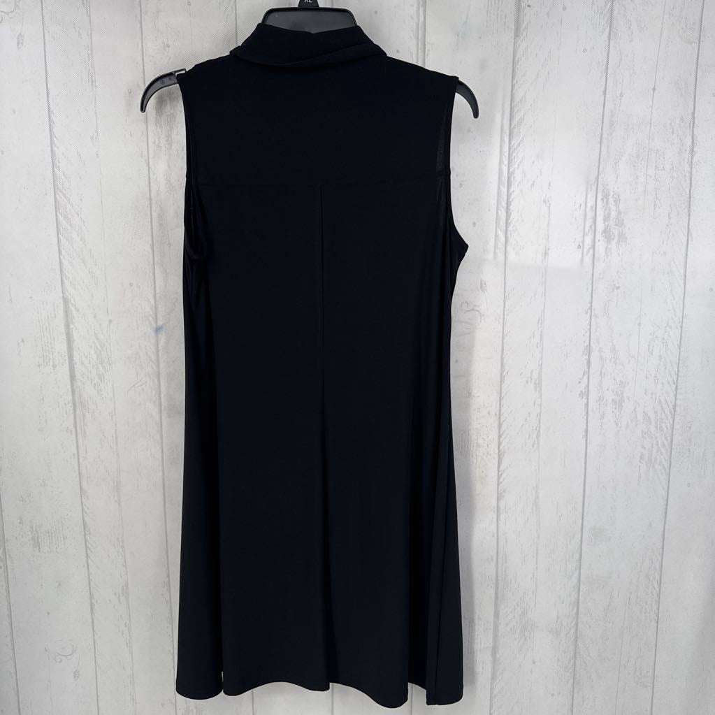 M zip front slvls dress