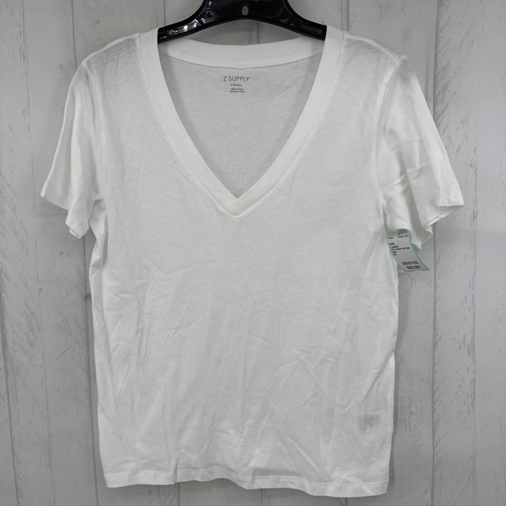 XS v-neck s/s tee