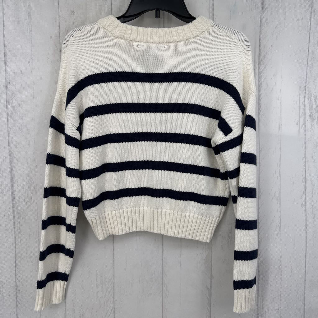 XS striped strawberry sweater