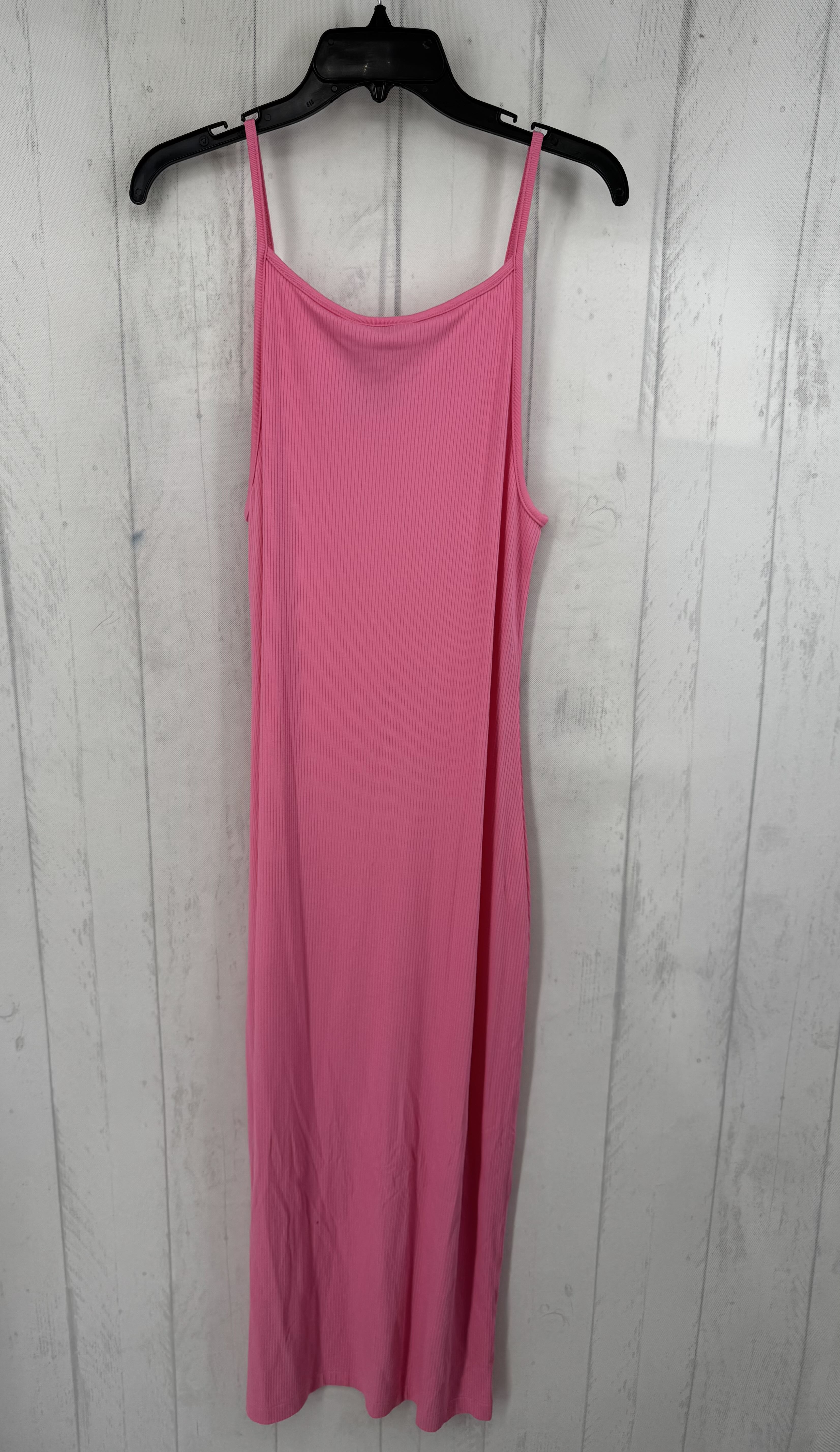 M ribbed slvls maxi dress