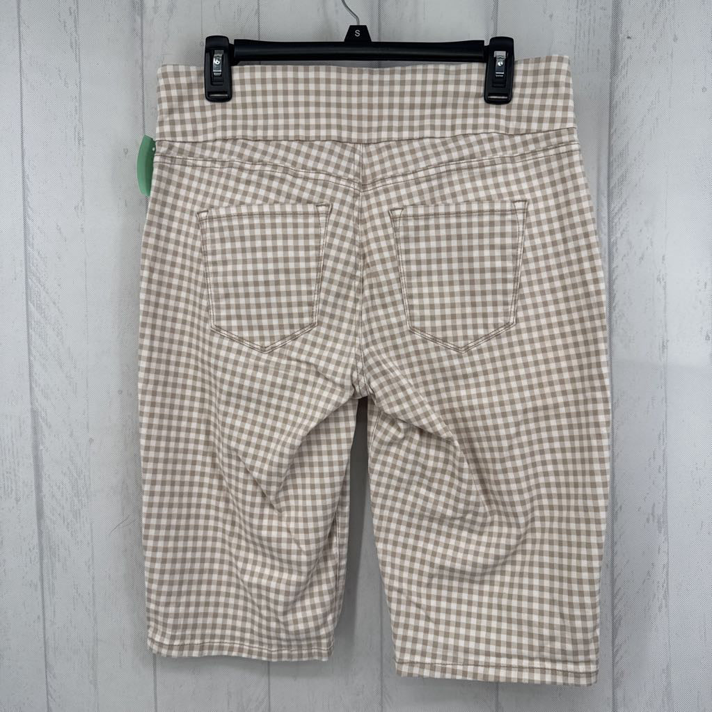 10 checkered twill bermuda shorts