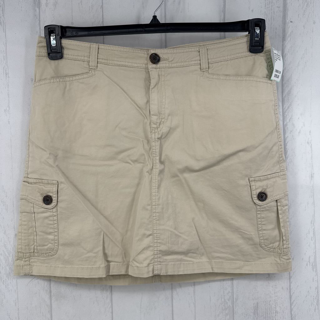 12 stretch twill skort