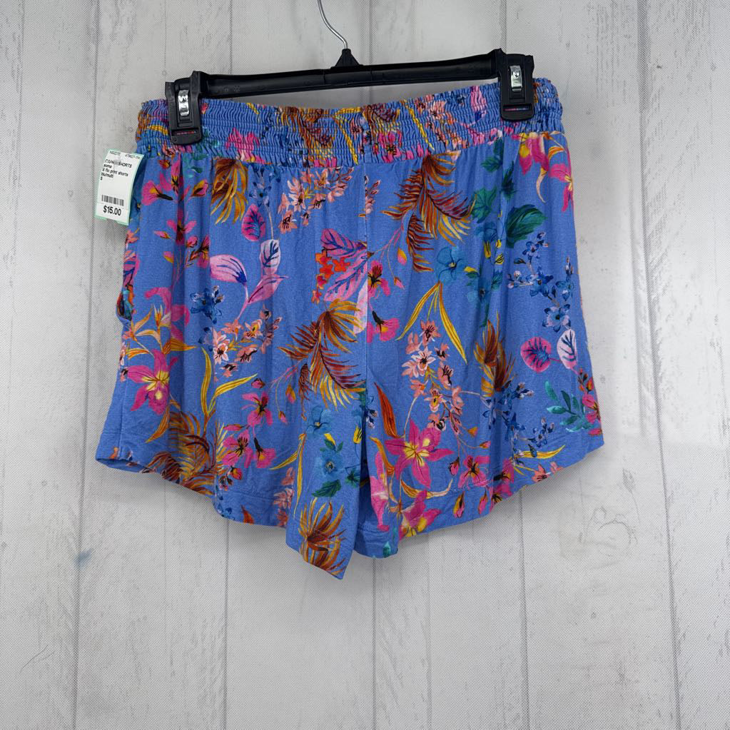S flo print shorts